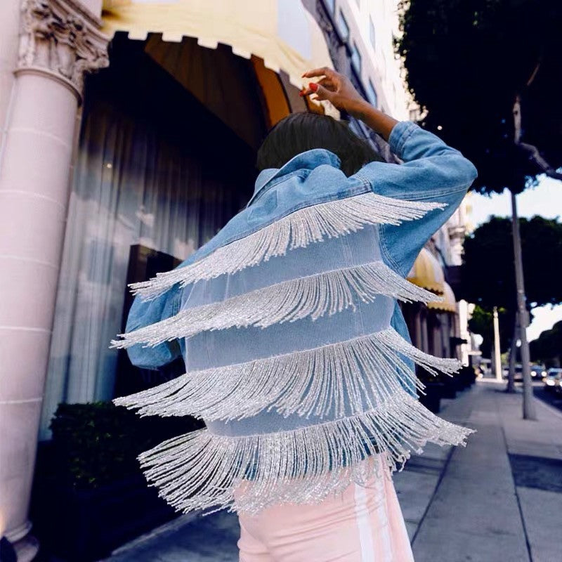 Giubbino fullstrass fringes