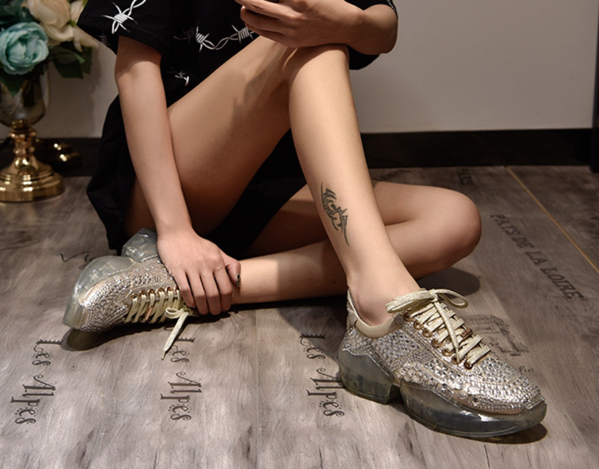 Sneakers mirror metalstrass