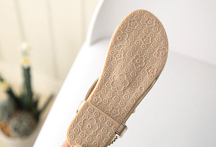 Sandaletti bimba pearl bow