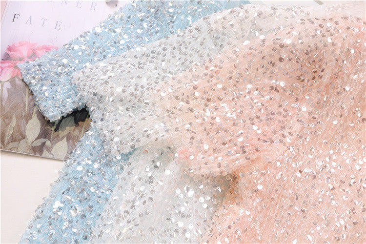 Tee in pailettes tonde