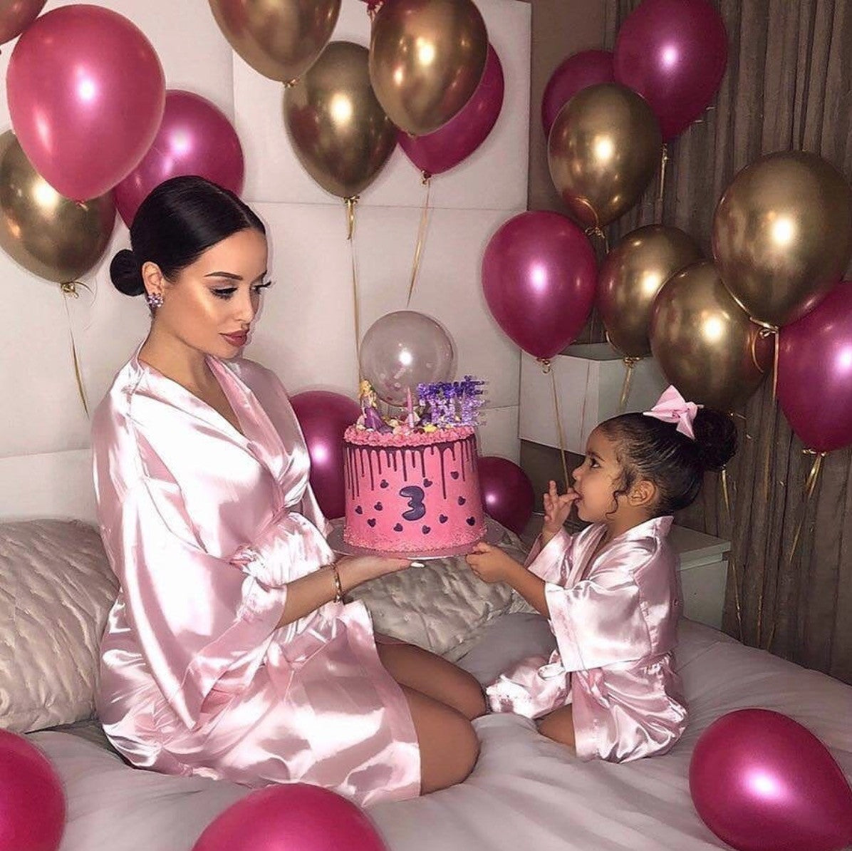 Kimono raso mamma figlia