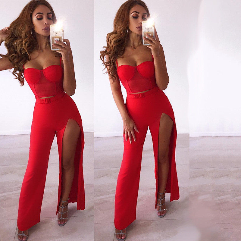 Completo top + pantapalazzo Teese