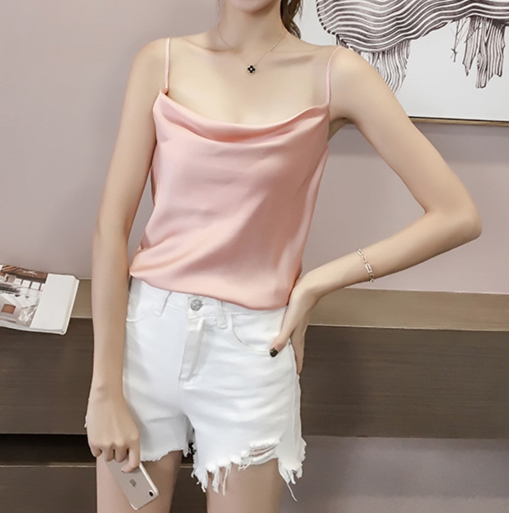 Canotta in raso morbida V