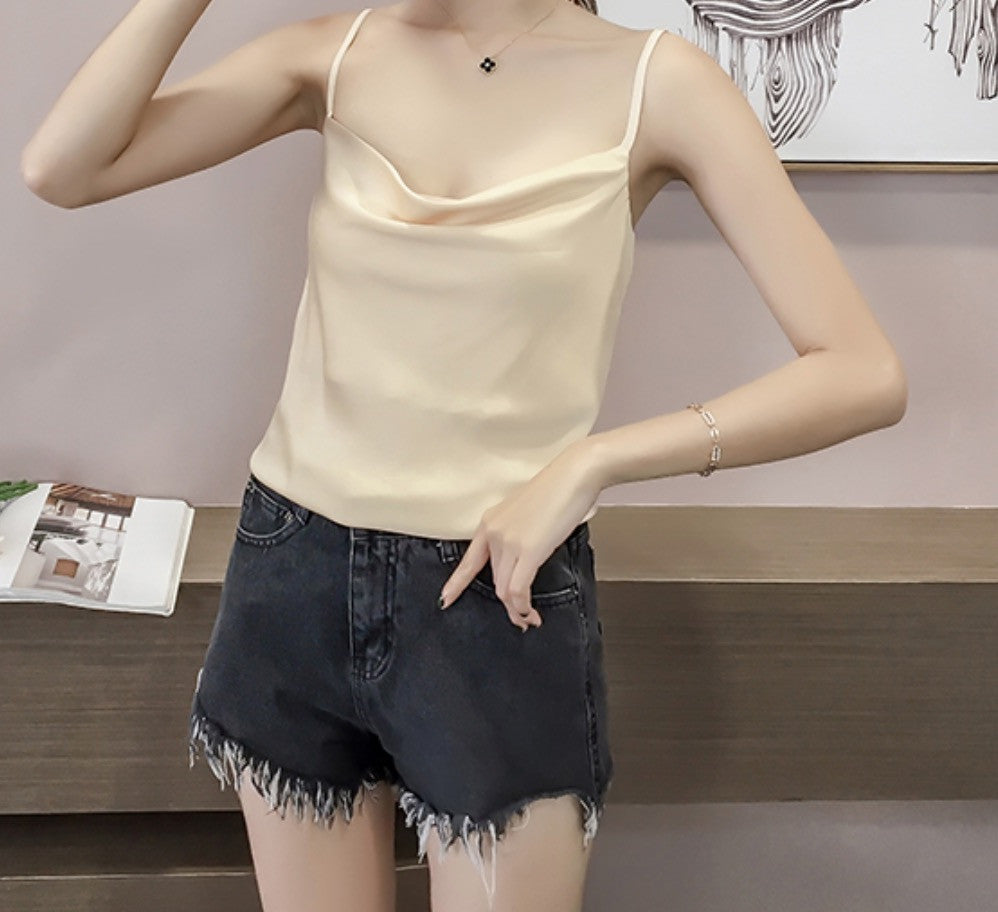 Canotta in raso morbida V