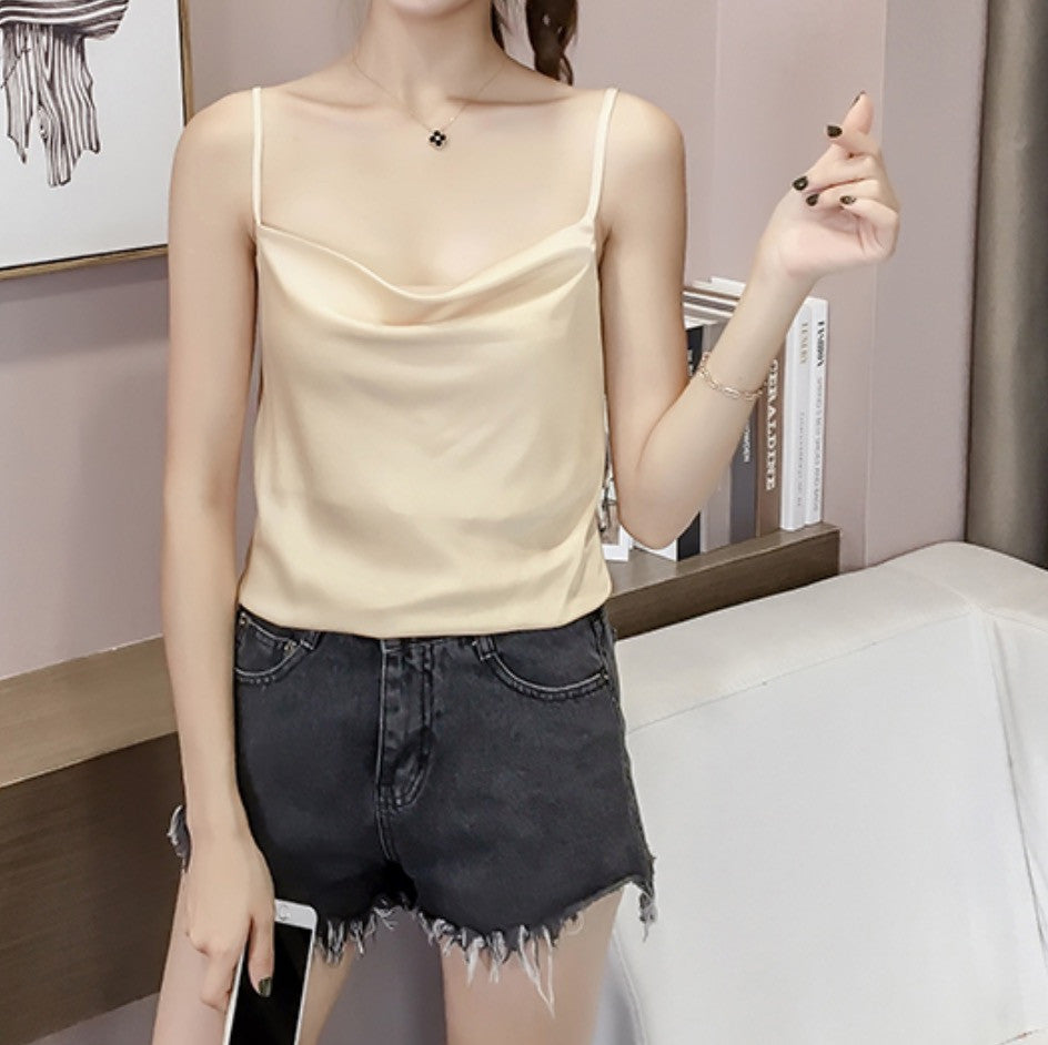 Canotta in raso morbida V