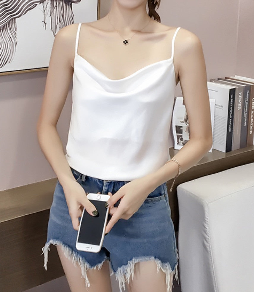 Canotta in raso morbida V