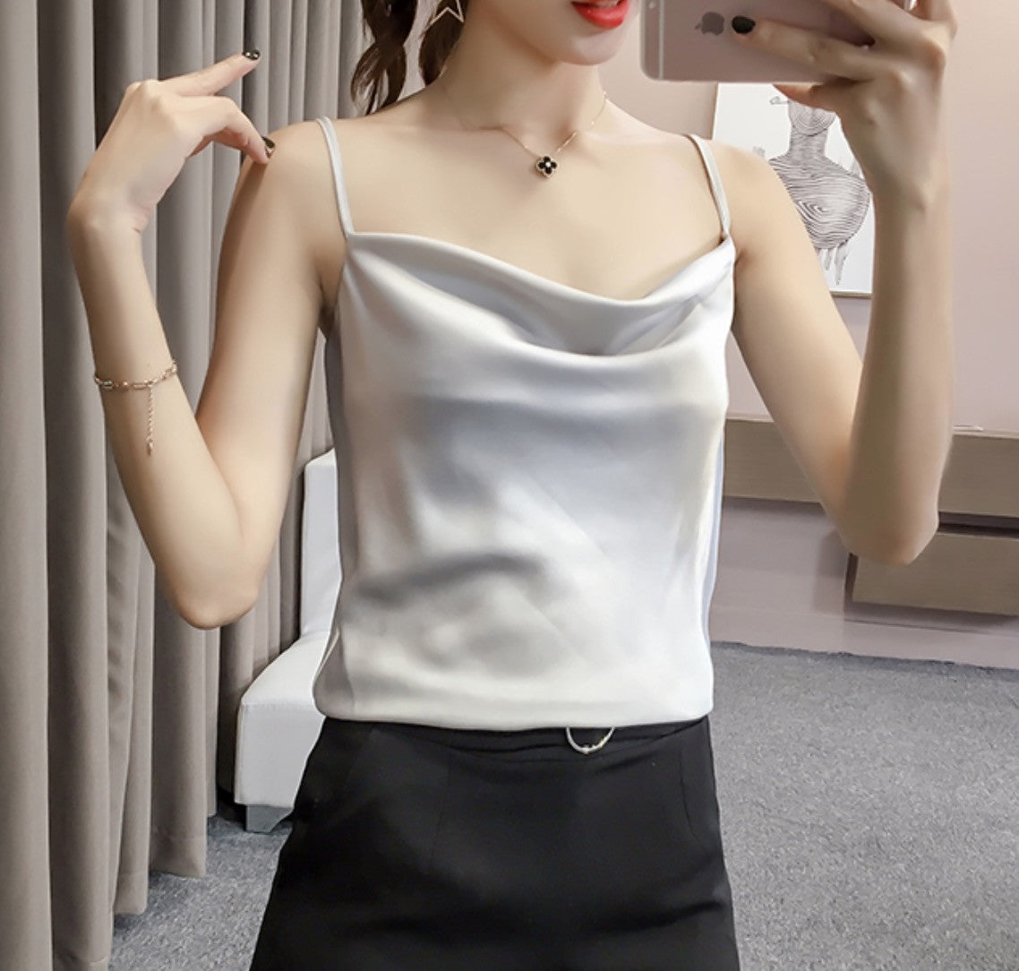 Canotta in raso morbida V