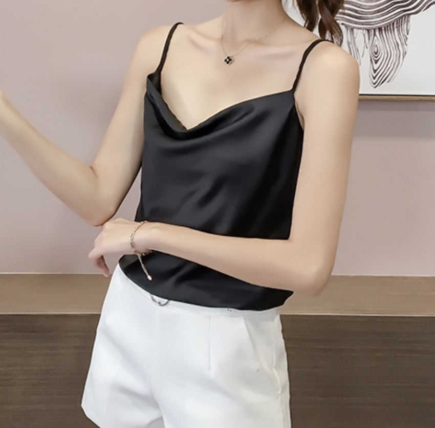 Canotta in raso morbida V