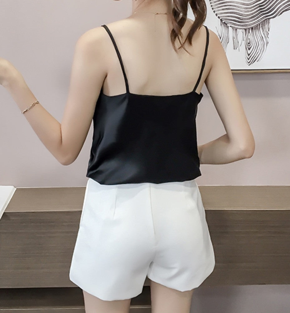 Canotta in raso morbida V