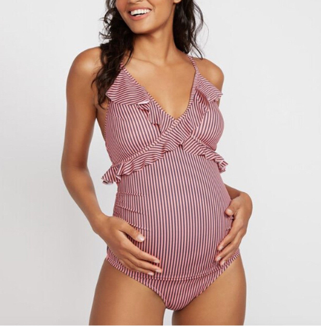 Costume intero premamam leopard