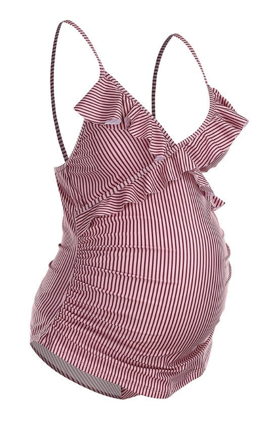 Costume intero premamam leopard