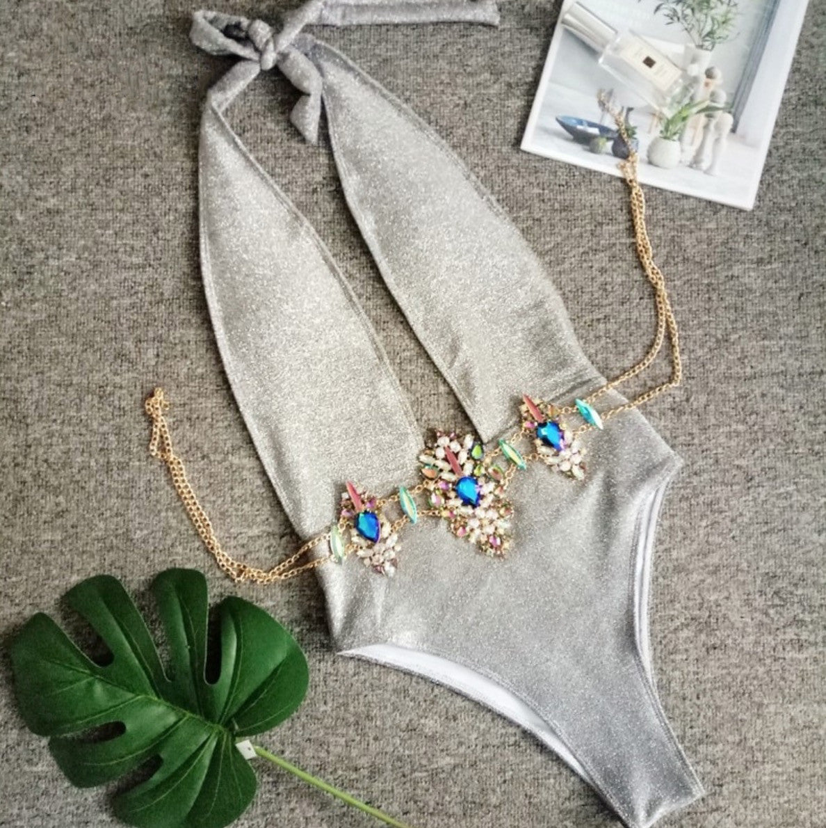 Monokini lurex Sylvia