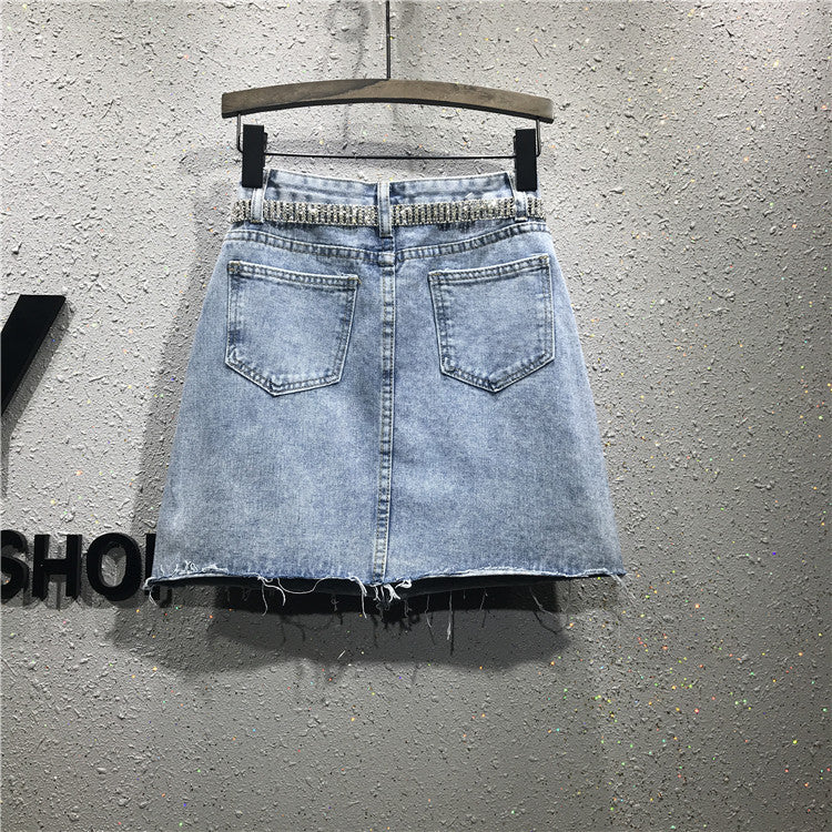 Minigonna denim fullstrass