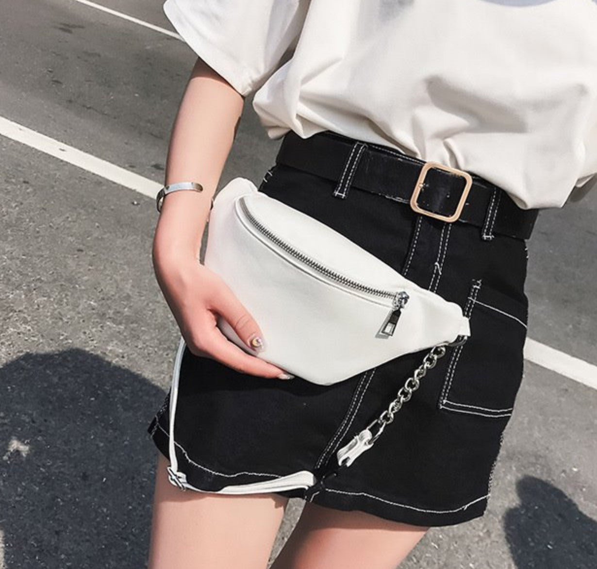 Marsupio ecopelle catena