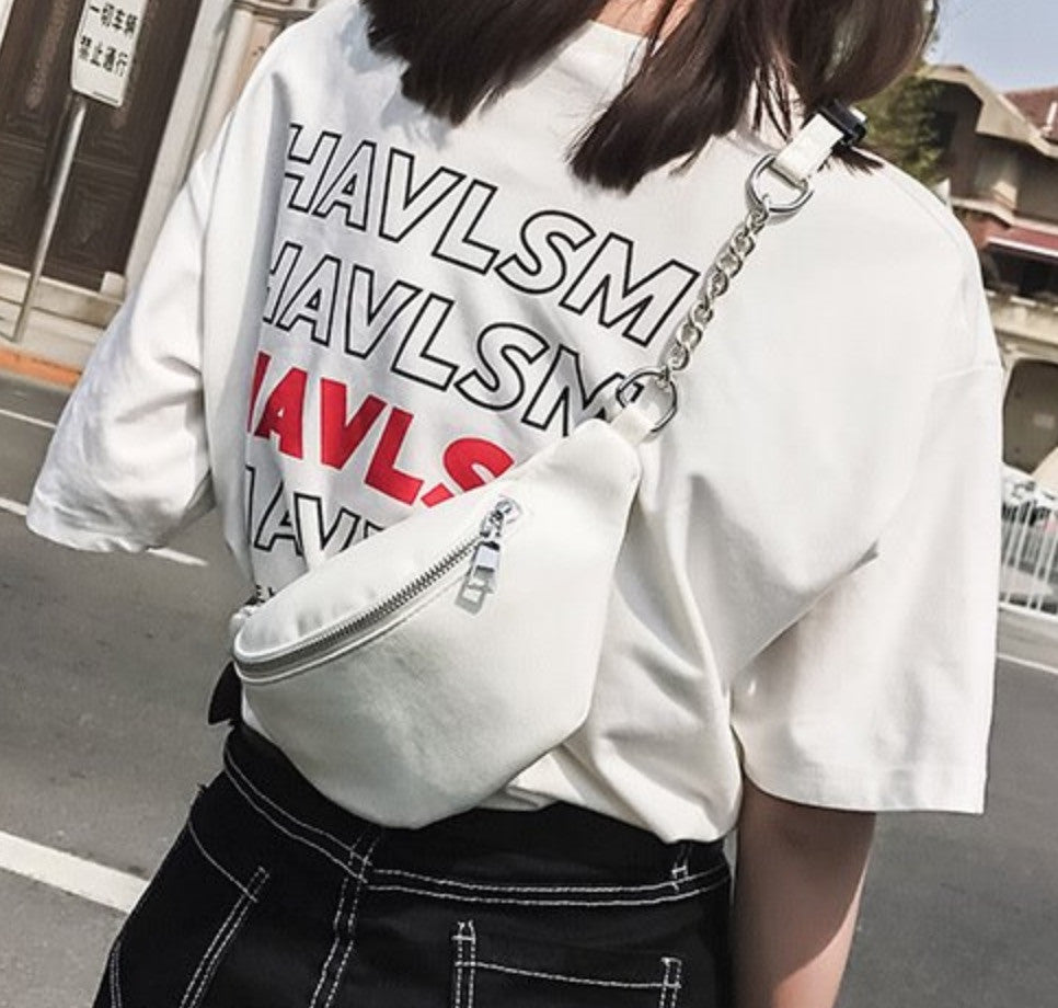 Marsupio ecopelle catena