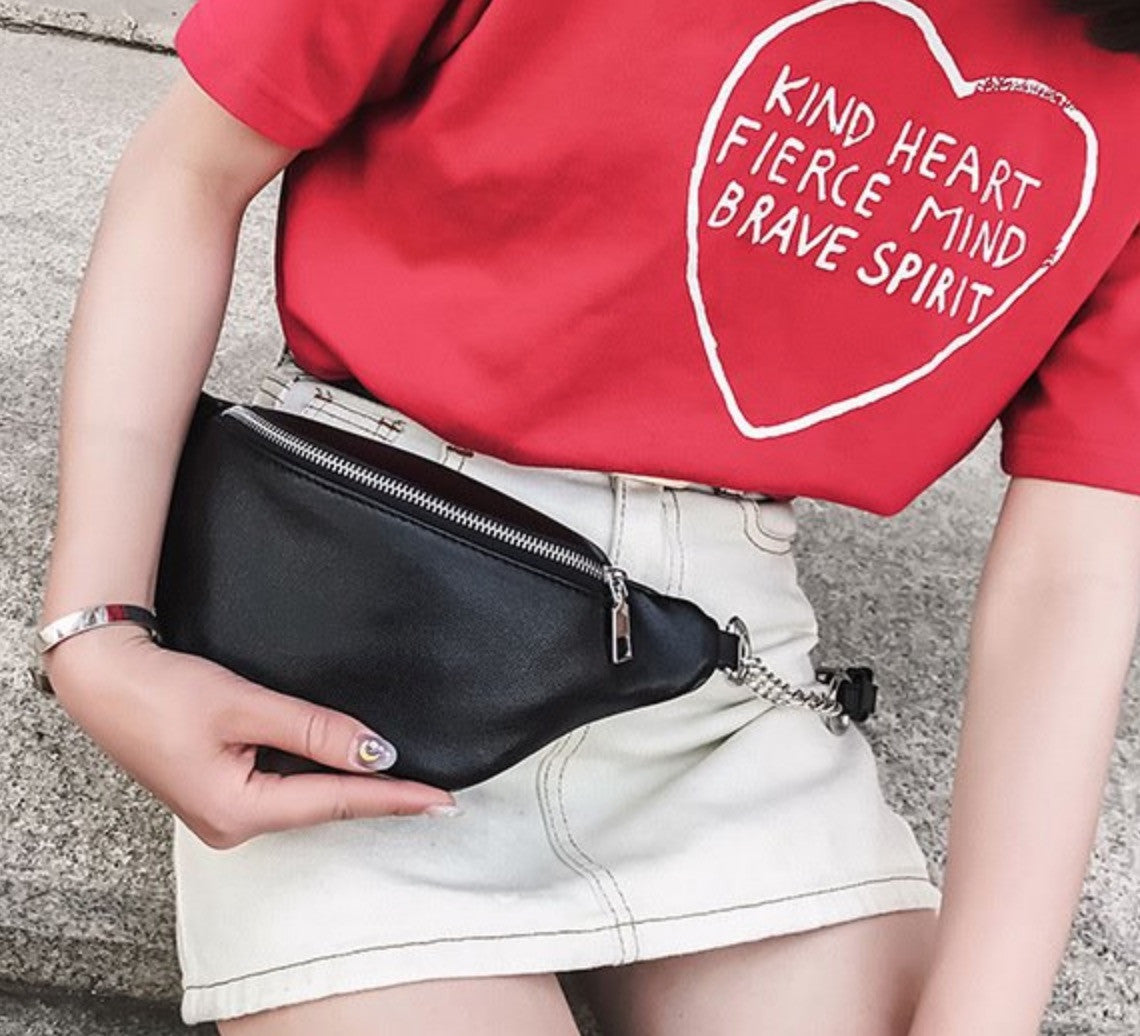 Marsupio ecopelle catena