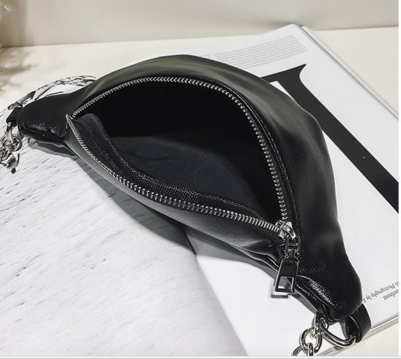 Marsupio ecopelle catena