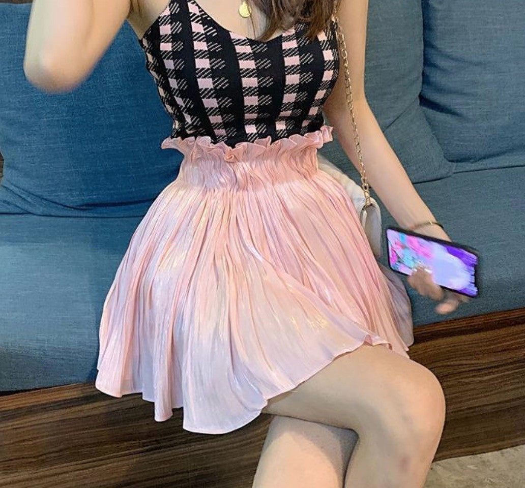 Gonna plissè Sonya raso