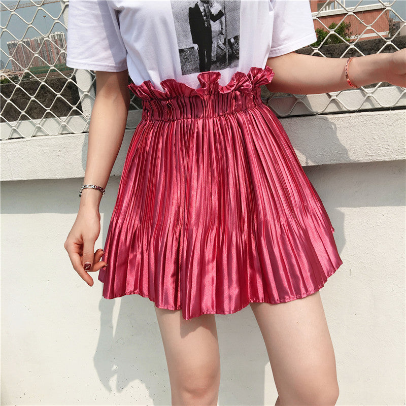 Gonna plissè Sonya raso