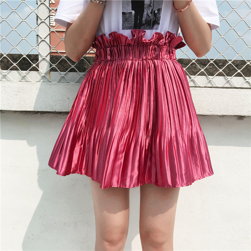 Gonna plissè Sonya raso