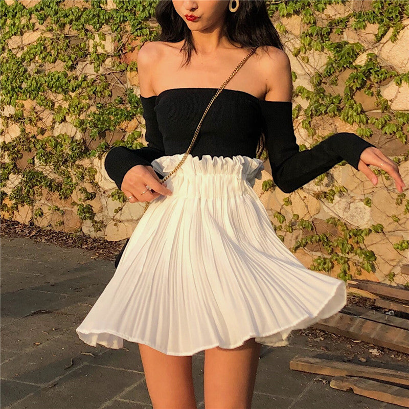 Gonna plissè Sonya raso