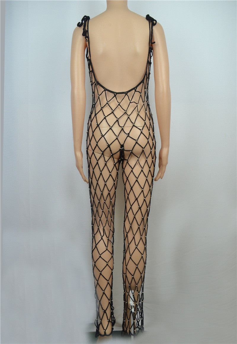Nets dot jumpsuit