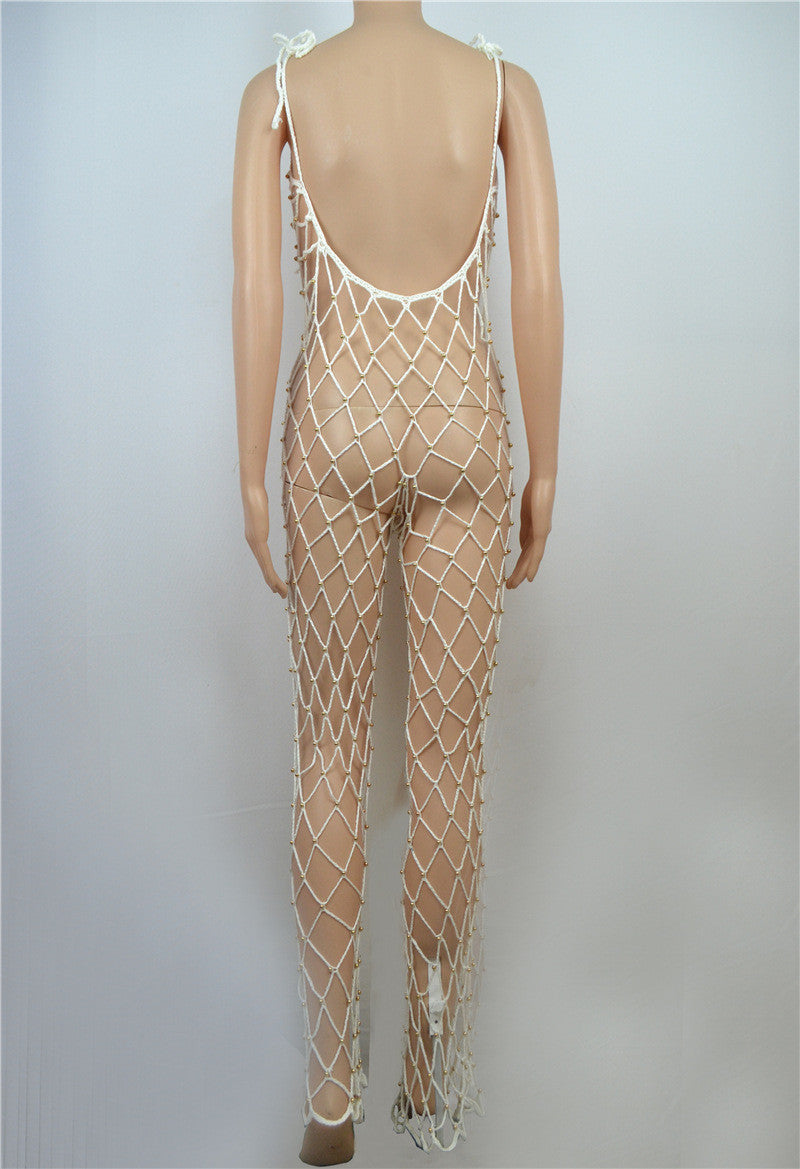 Nets dot jumpsuit