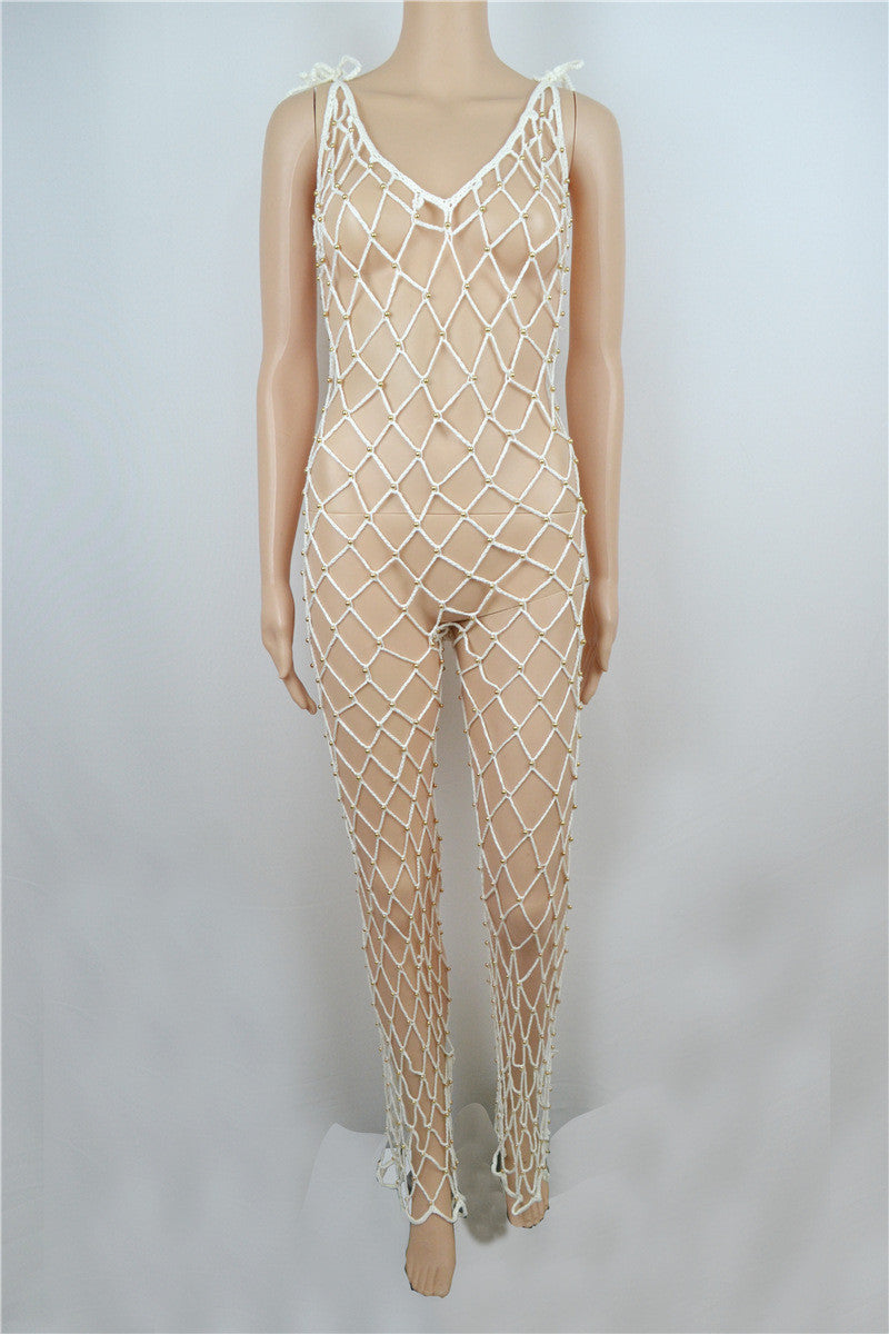 Nets dot jumpsuit