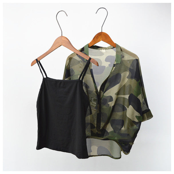 Camicia camouflage softly