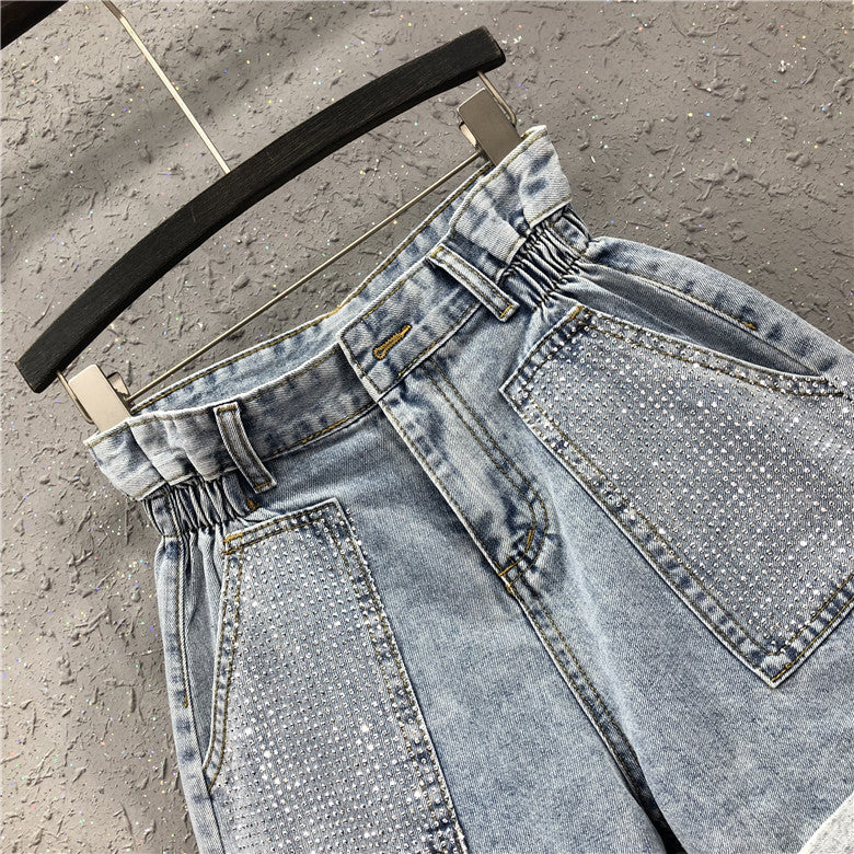 Shorts dneim tasche sparkly