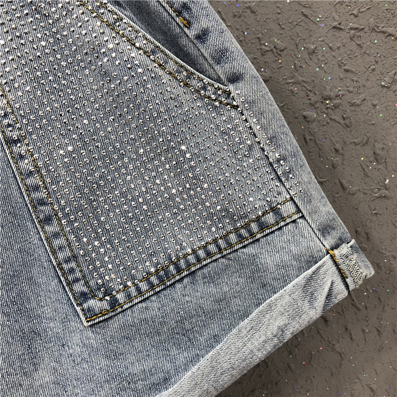 Shorts dneim tasche sparkly