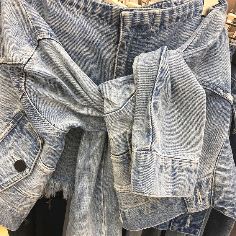 Shorts maniche legate