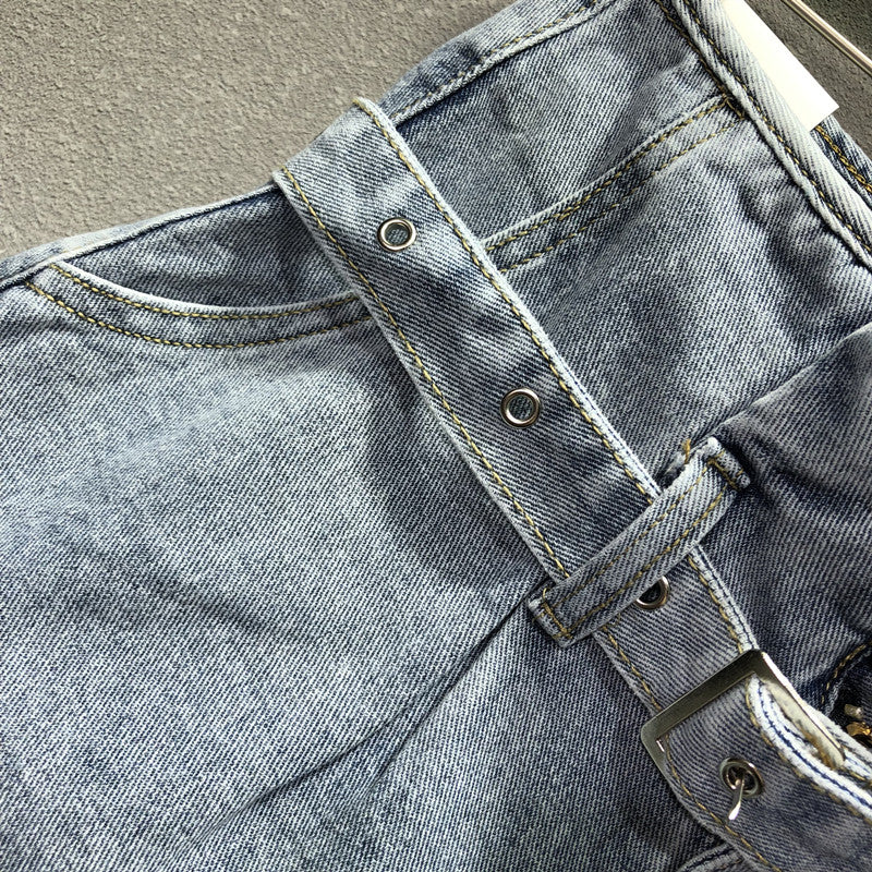 Shorts denim vita alta Laz