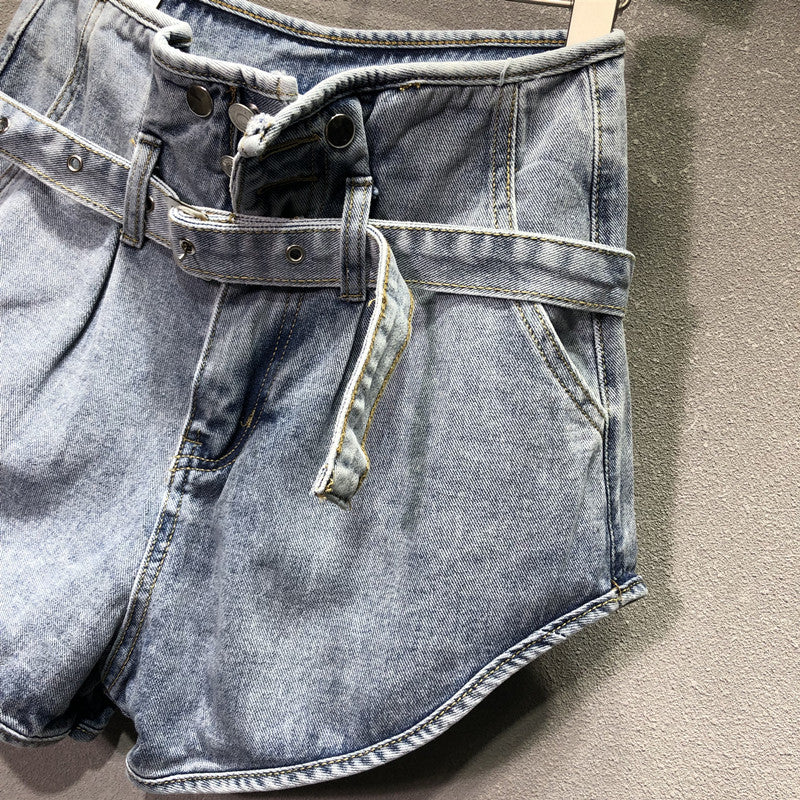 Shorts denim vita alta Laz