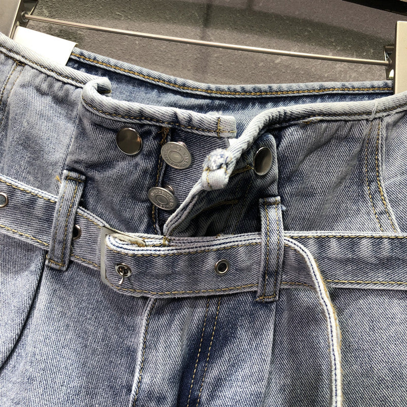 Shorts denim vita alta Laz