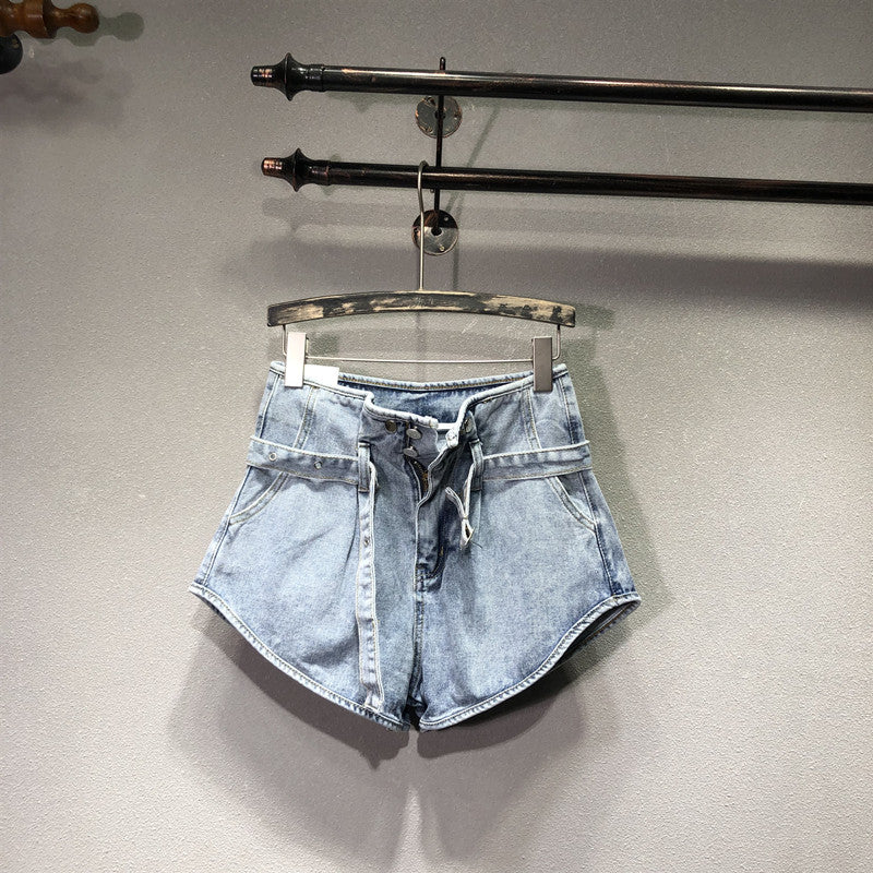 Shorts denim vita alta Laz