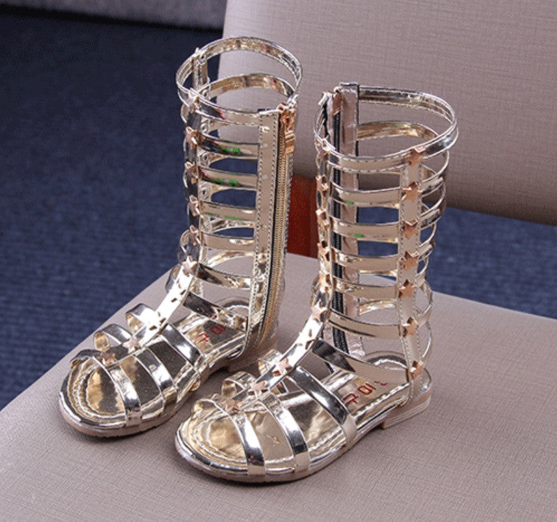 Sandali schiava bimba stelline