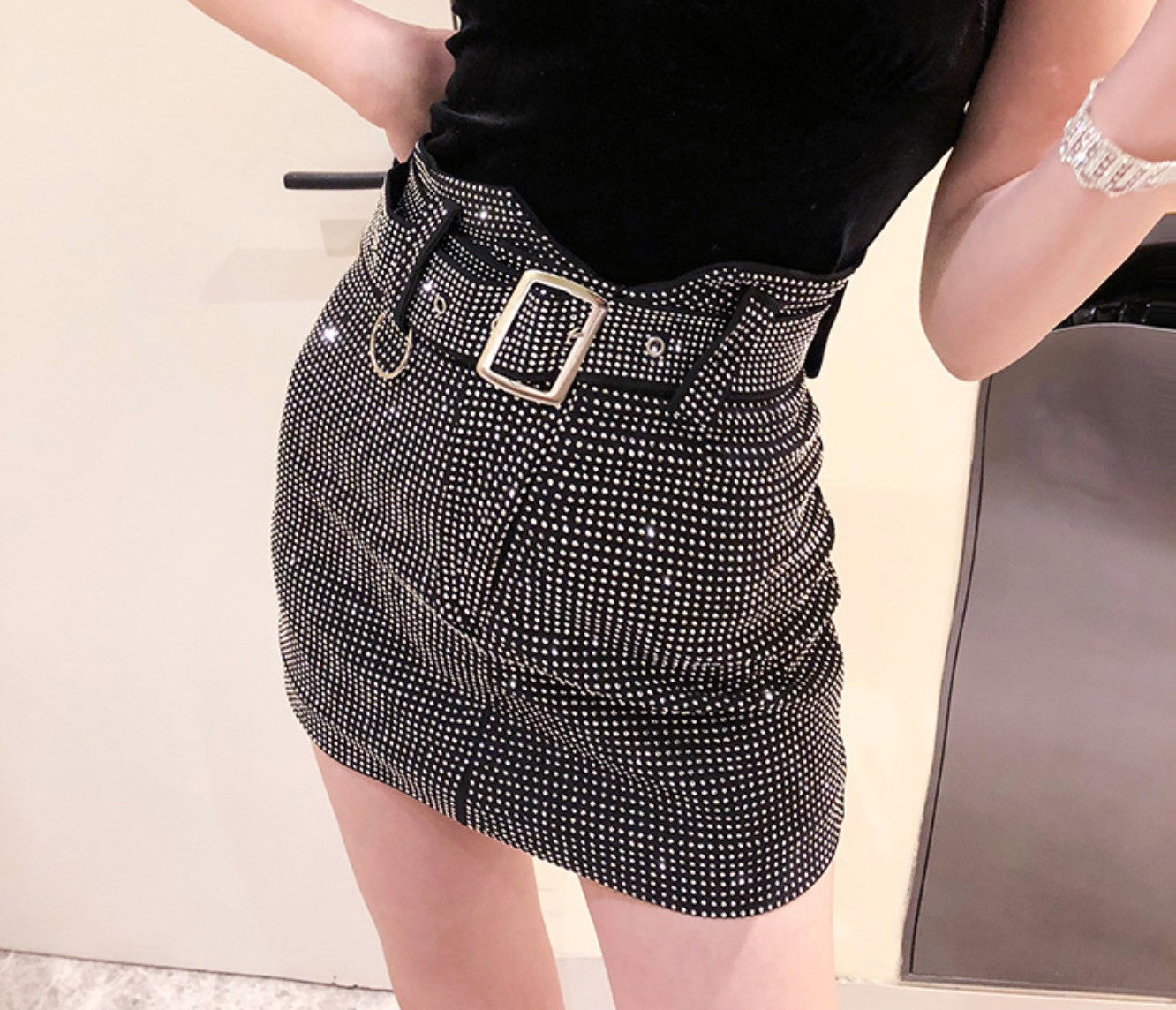 Minigonna borchiette Ilanya