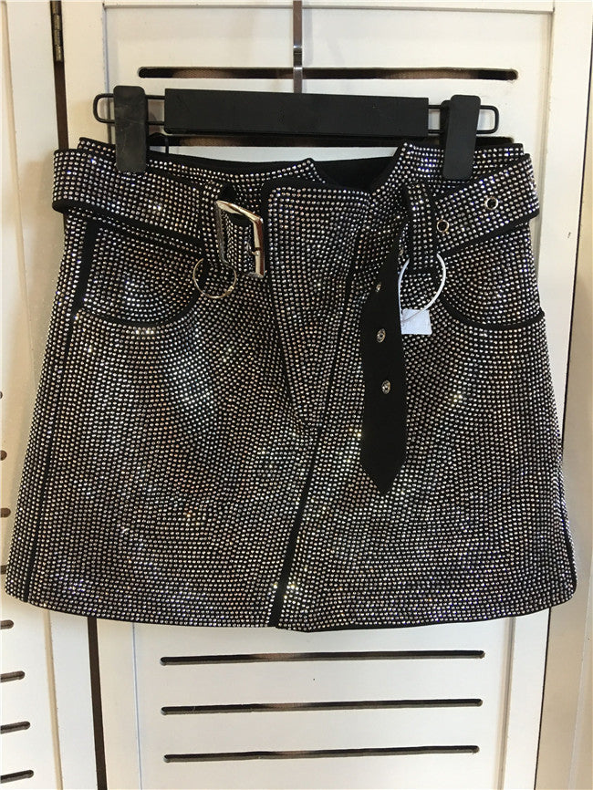 Minigonna borchiette Ilanya