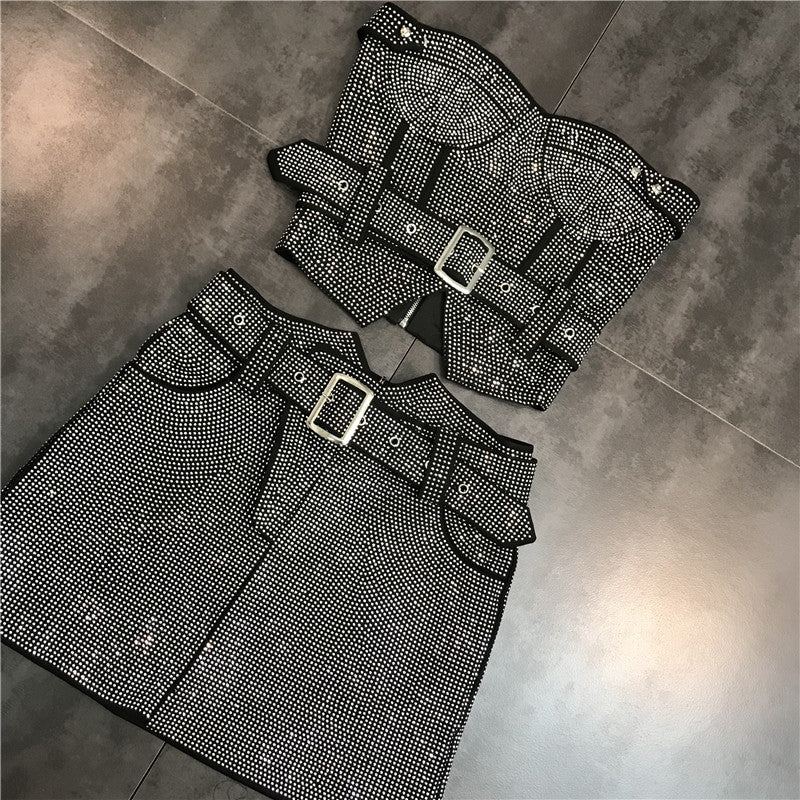 Minigonna borchiette Ilanya