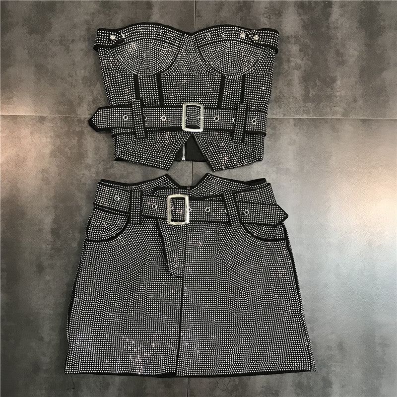 Minigonna borchiette Ilanya