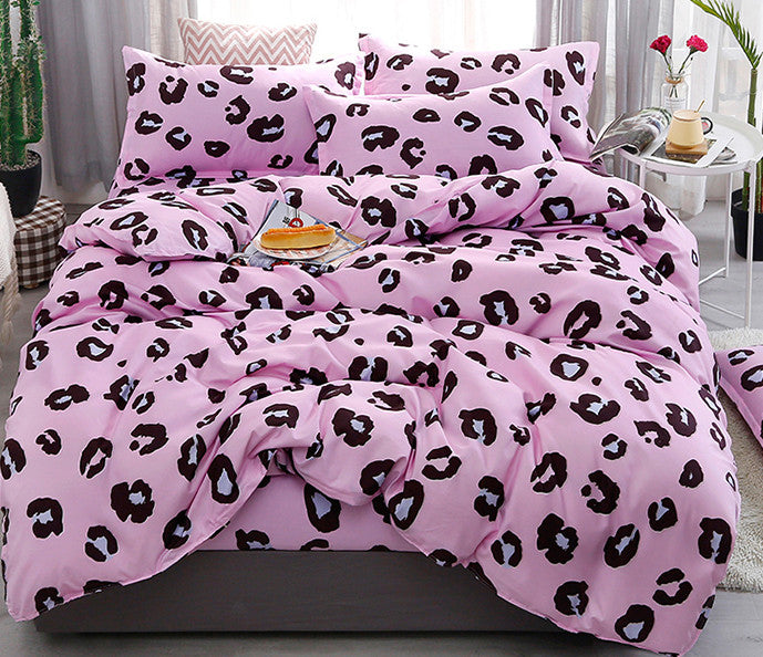 Set lenzuola leopard brown