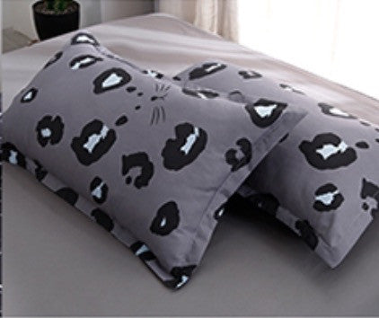 Set lenzuola leopard brown