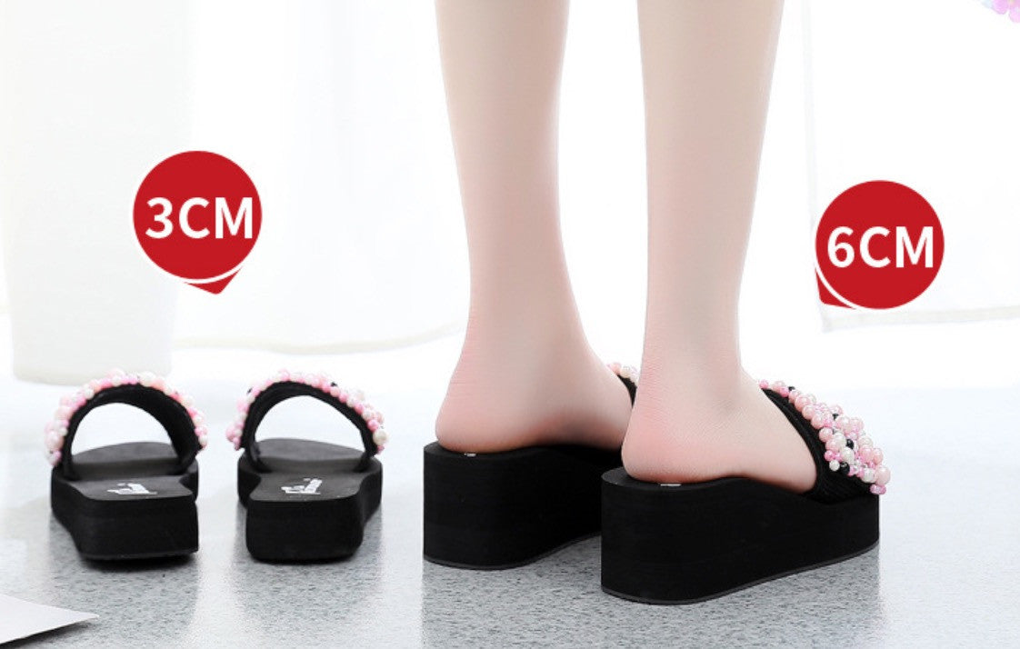 Ciabatte perle e strass