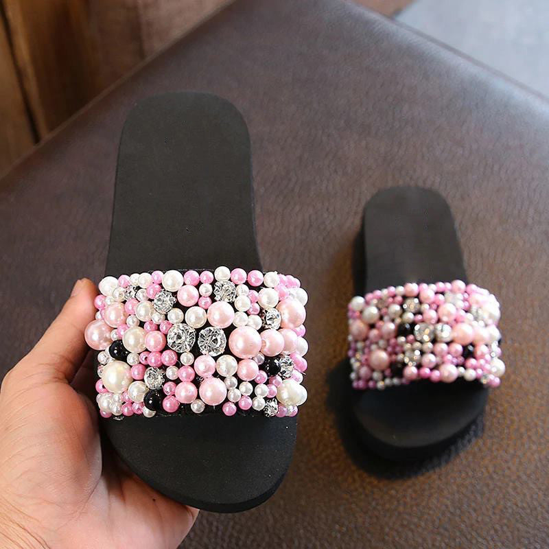 Ciabatte perle e strass