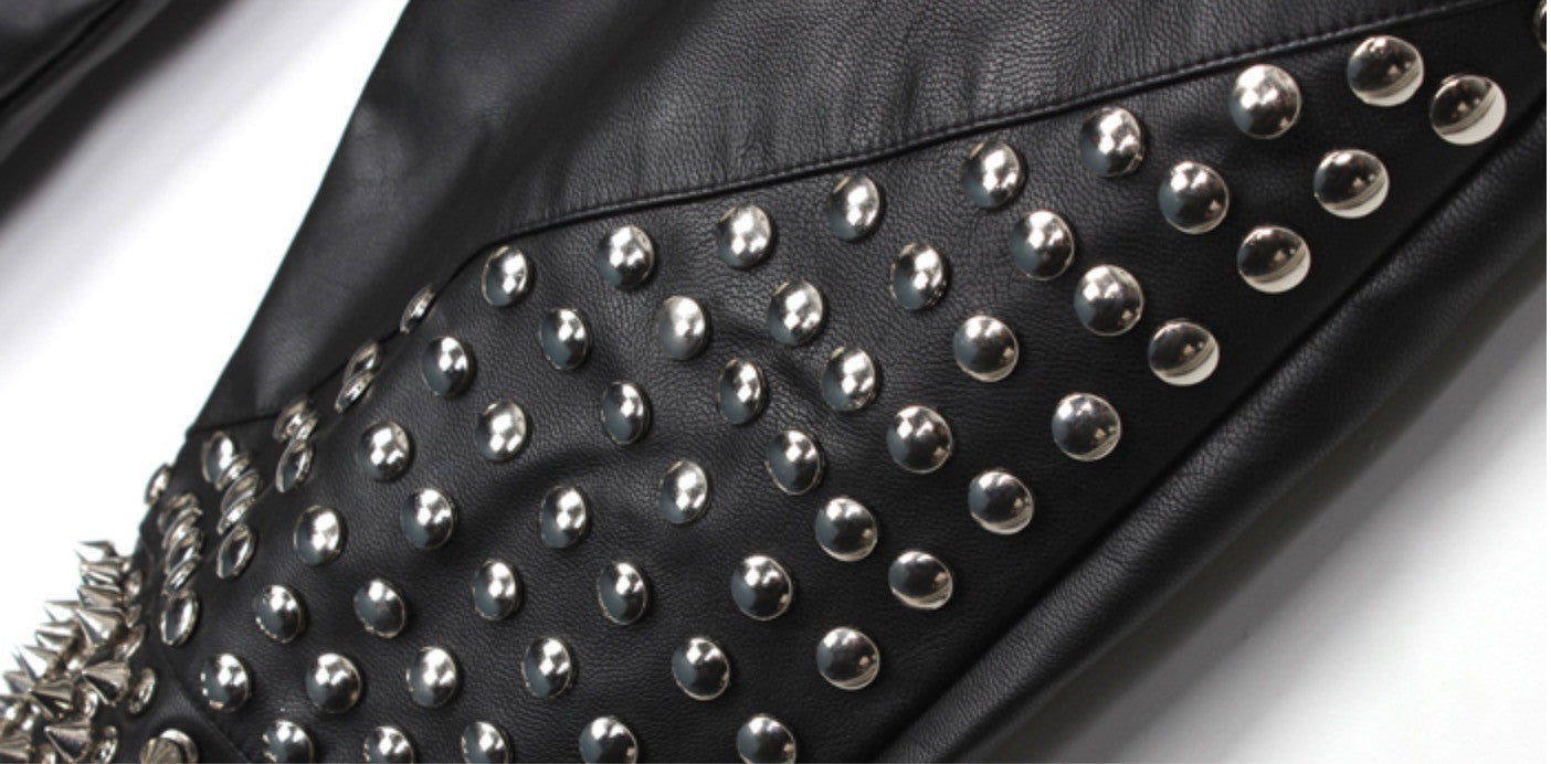 Pantalone pelle superborchiato