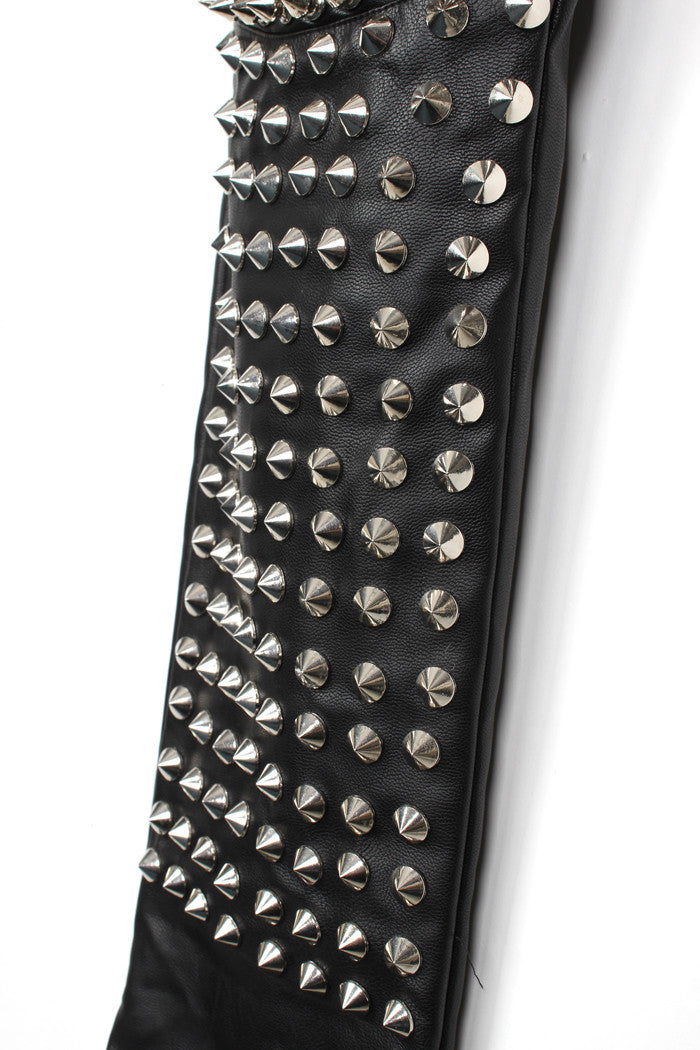 Pantalone pelle superborchiato