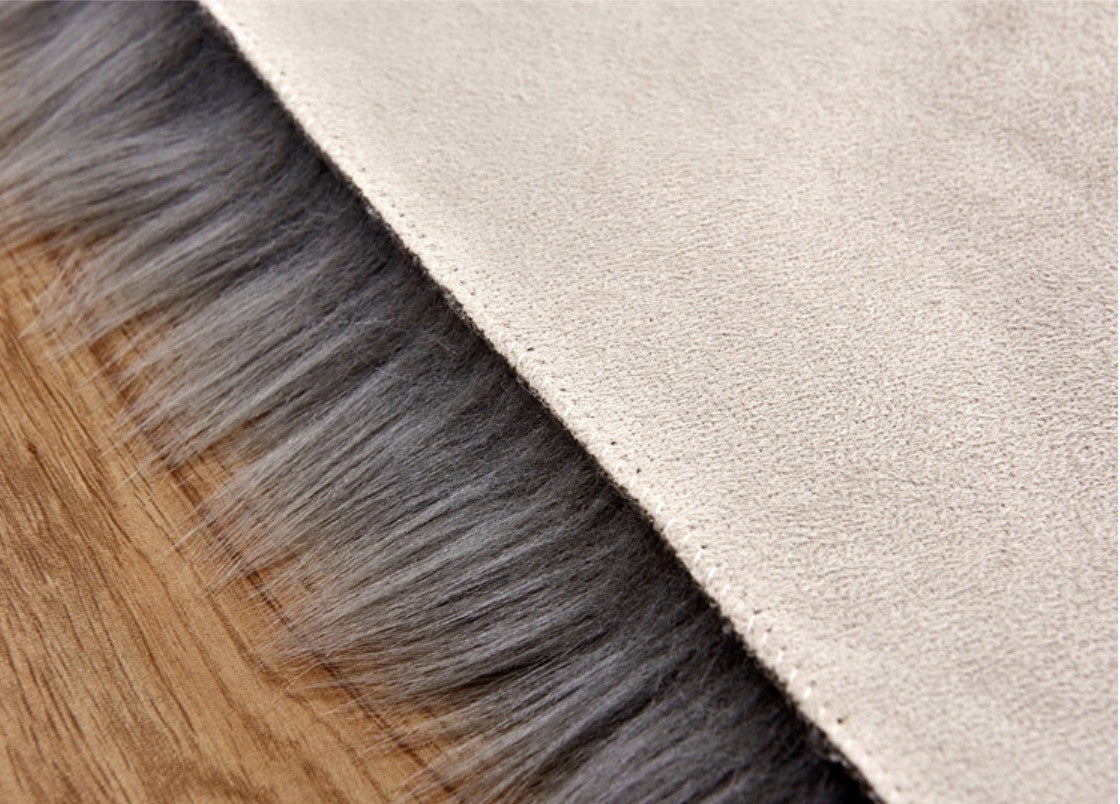 Tappeto peloso cuore