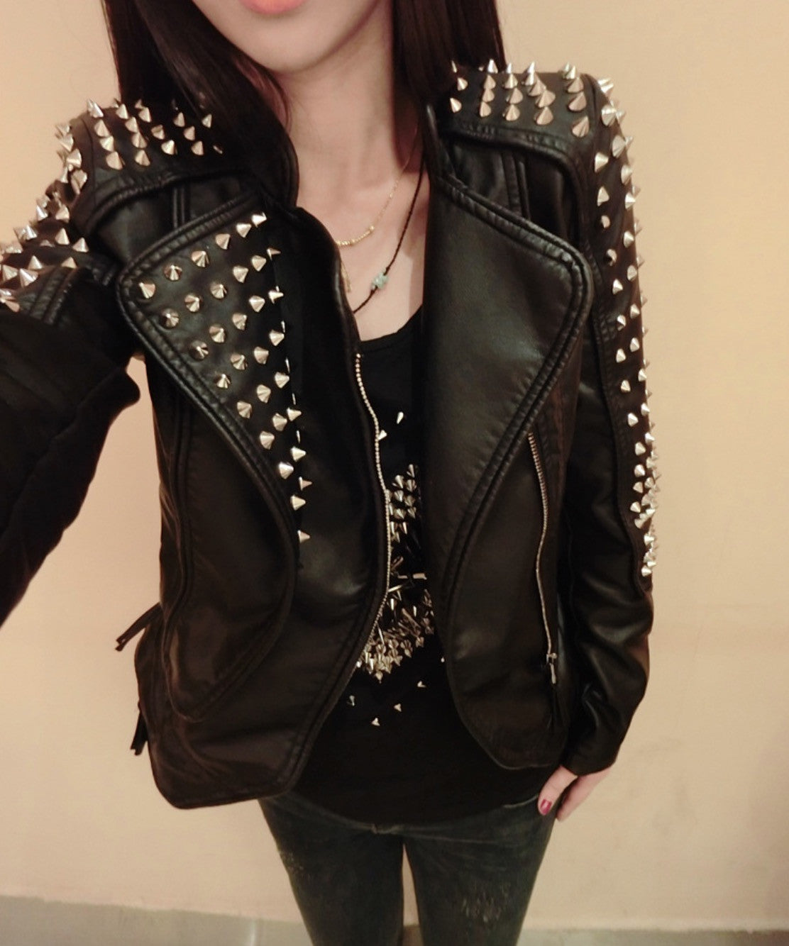 Giacca in ecopelle Smith