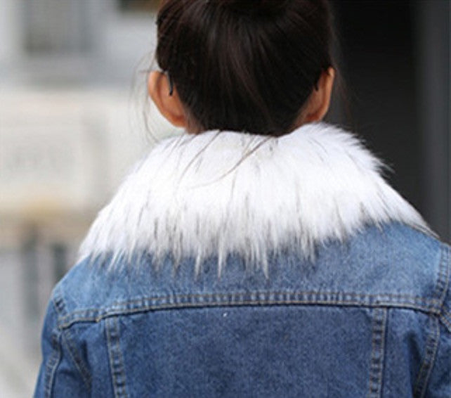 Giacca denim winterfurry